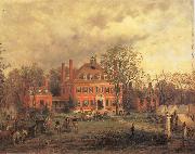 unknow artist The Old Westover Mansion oil